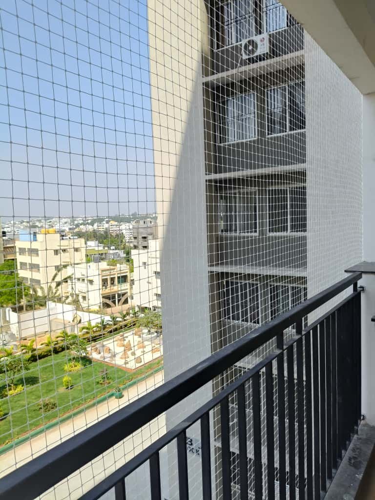 Balcony Safety Nets in Avadi Chennai by PV Safety Nets